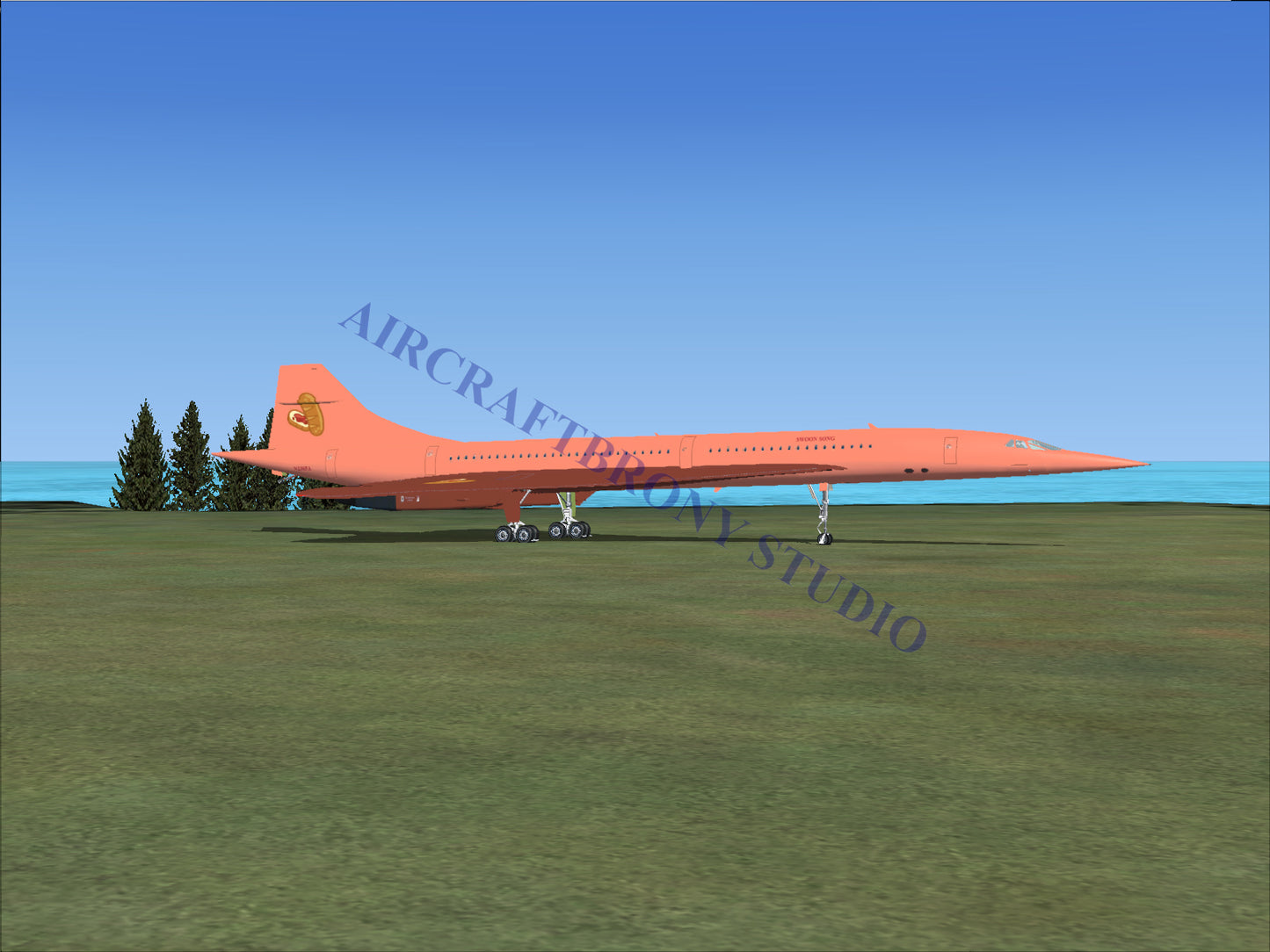 Swoon Song Aerospatiale Concorde (Digital Image) Digital Image