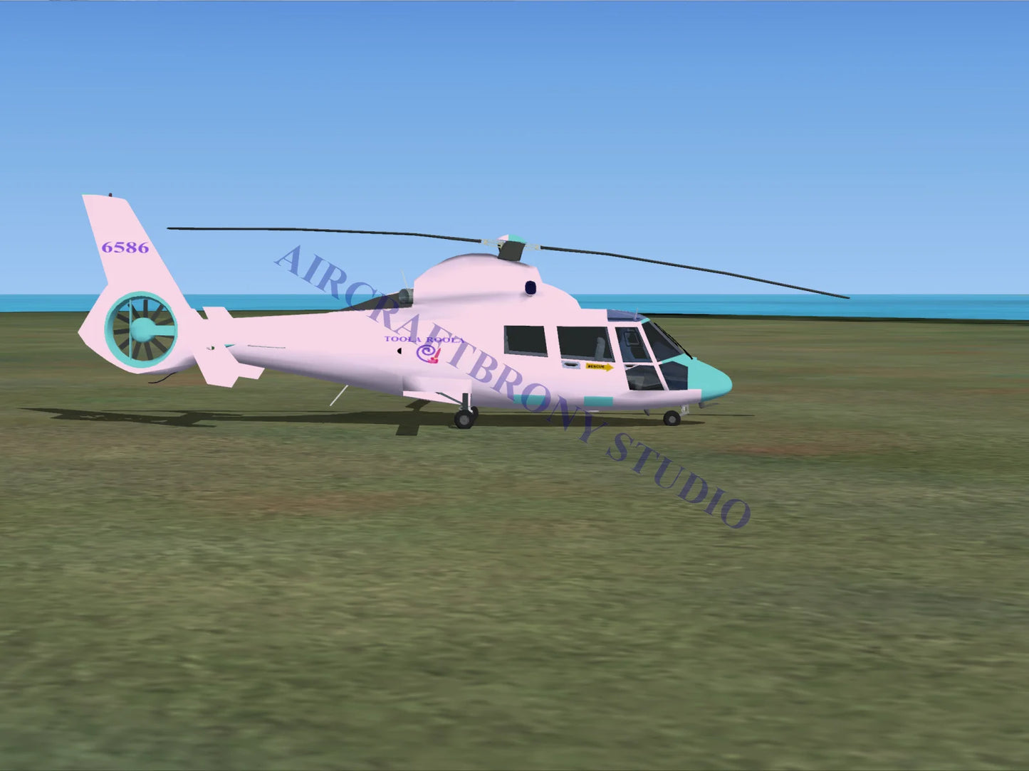 Toola Roola Aerospatiale HH65 Dolphin (Digital Image) Digital Image
