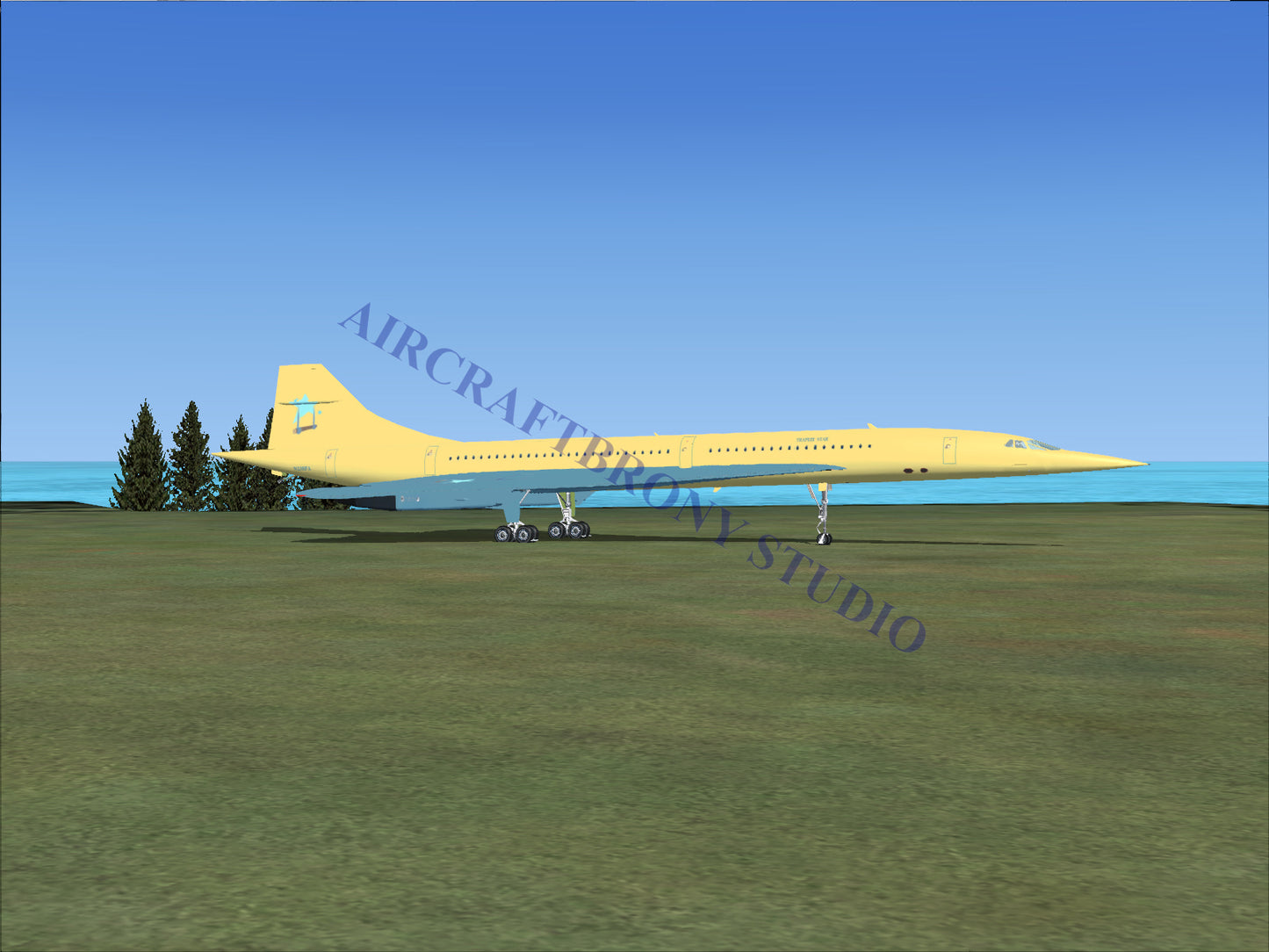 Trapeze Star Aerospatiale Concorde (Digital Image) Digital Image