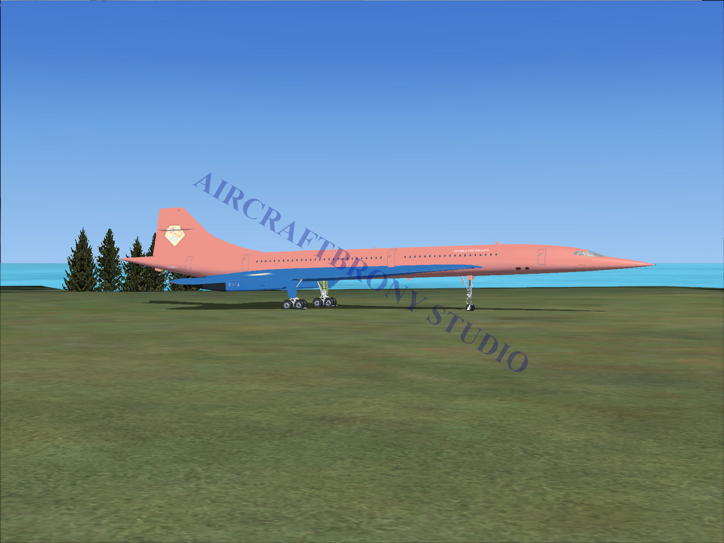 Tumble The Dragon Aerospatiale Concorde (Digital Image) Digital Image