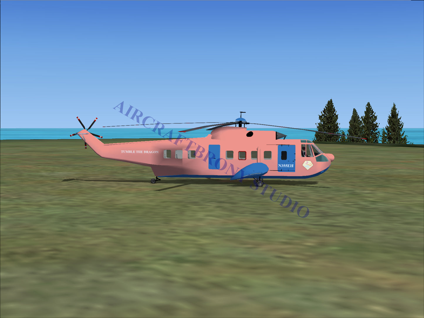Tumble The Dragon Sikorsky S-61N (Digital Image) Digital Image