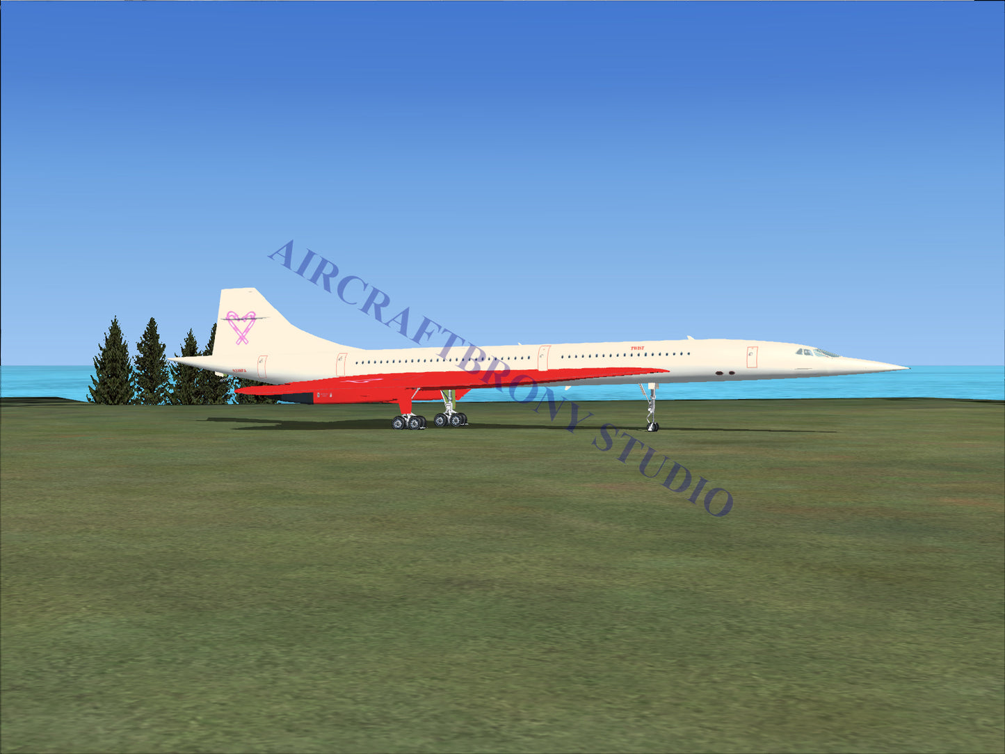 Twist Aerospatiale Concorde (Digital Image) Digital Image