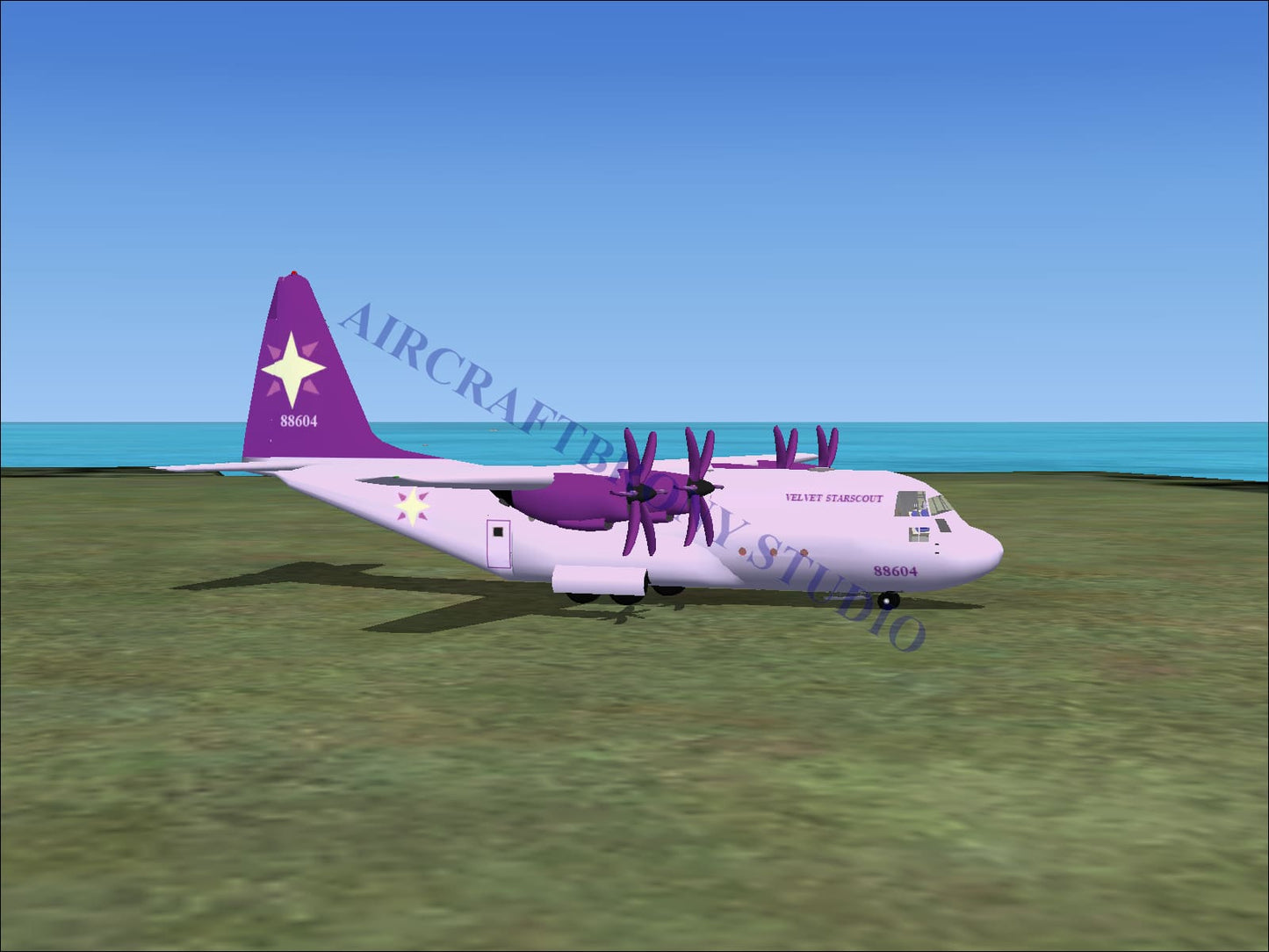 Velvet Starscout Lockheed C-130 (Digital Image) Digital Image