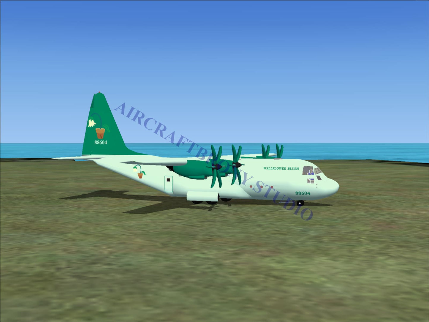 Wallflower Blush Lockheed C-130 (Digital Image) Digital Image