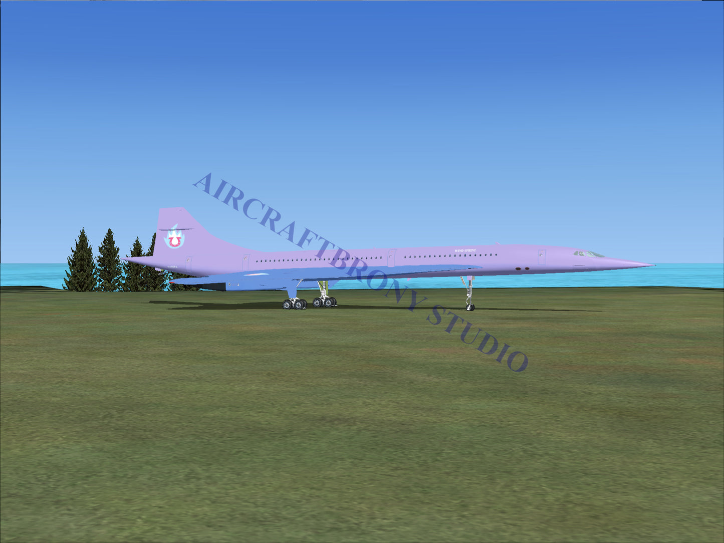 Wind Sprint Aerospatiale Concorde (Digital Image) Digital Image