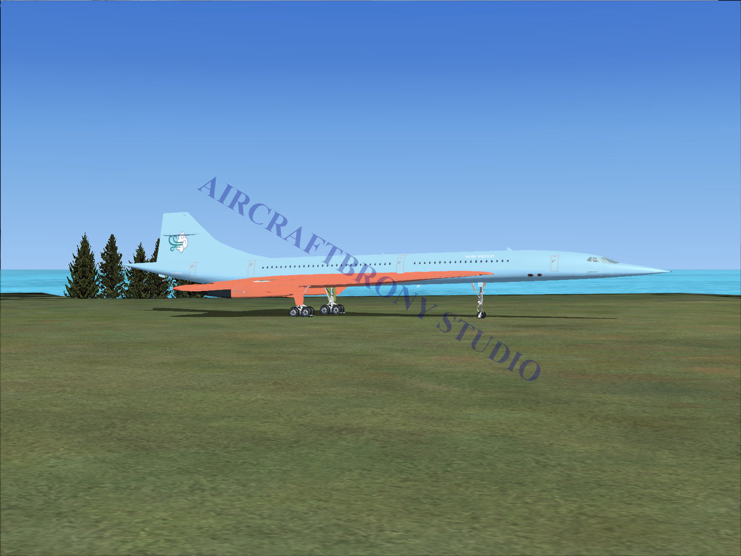 Windy Whistles Aerospatiale Concorde (Digital Image) Digital Image