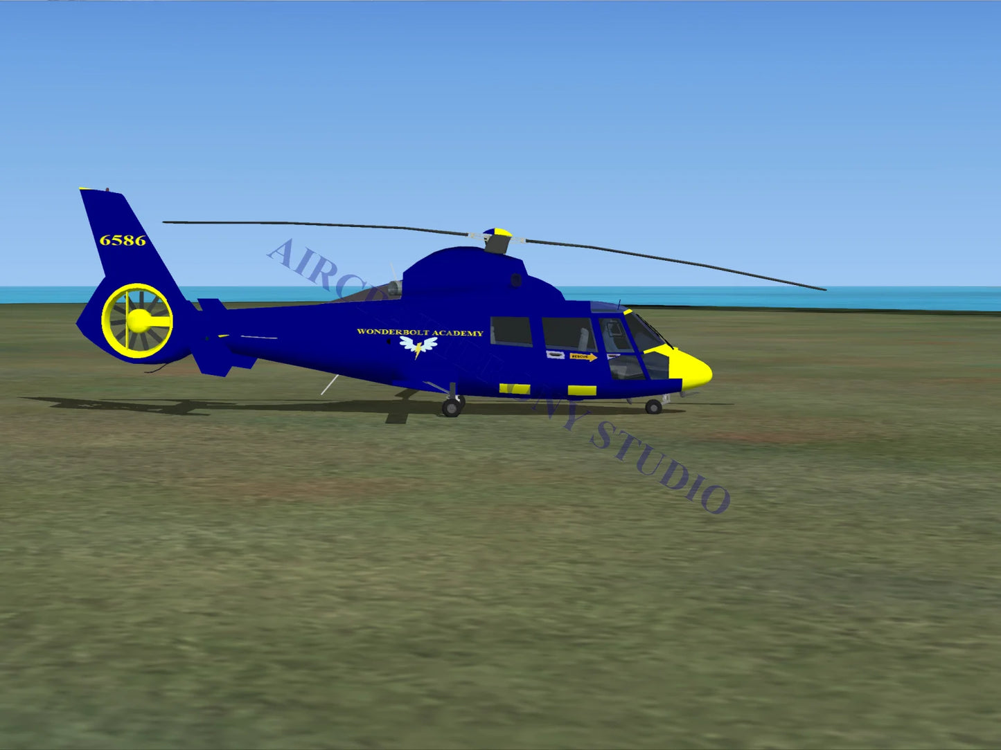 Wonderbolt Academy Aerospatiale HH65 Dolphin (Digital Image) Digital Image