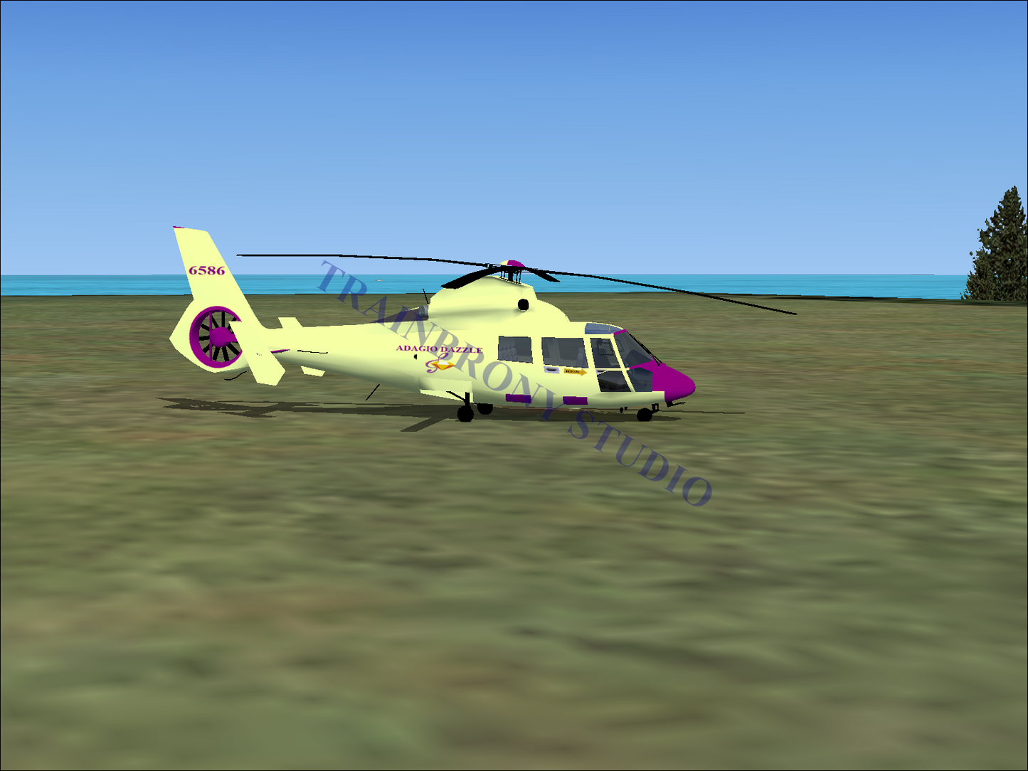 Adagio Dazzle Aerospatiale Hh65 Dolphin (Digital Image)