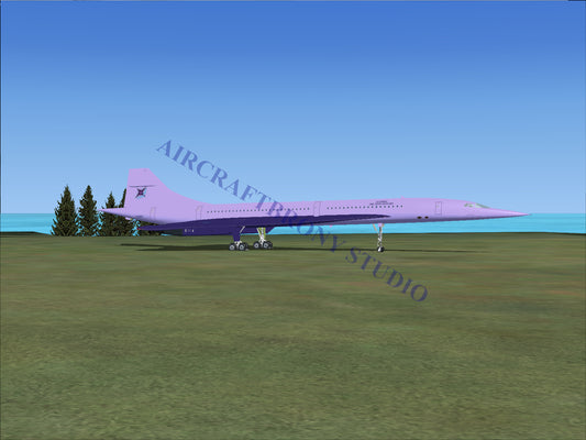 Alterro The Snow Leopard Aerospatiale Concorde (Digital Image) Digital Image