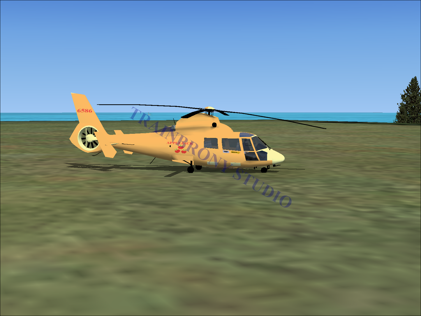 Applejack Aerospatiale HH65 Dolphin (Digital Image) Digital Image