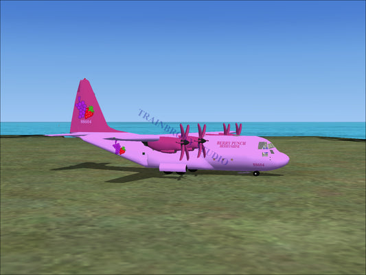 Berry Punch Lockheed C-130 (Digital Image) Digital Image