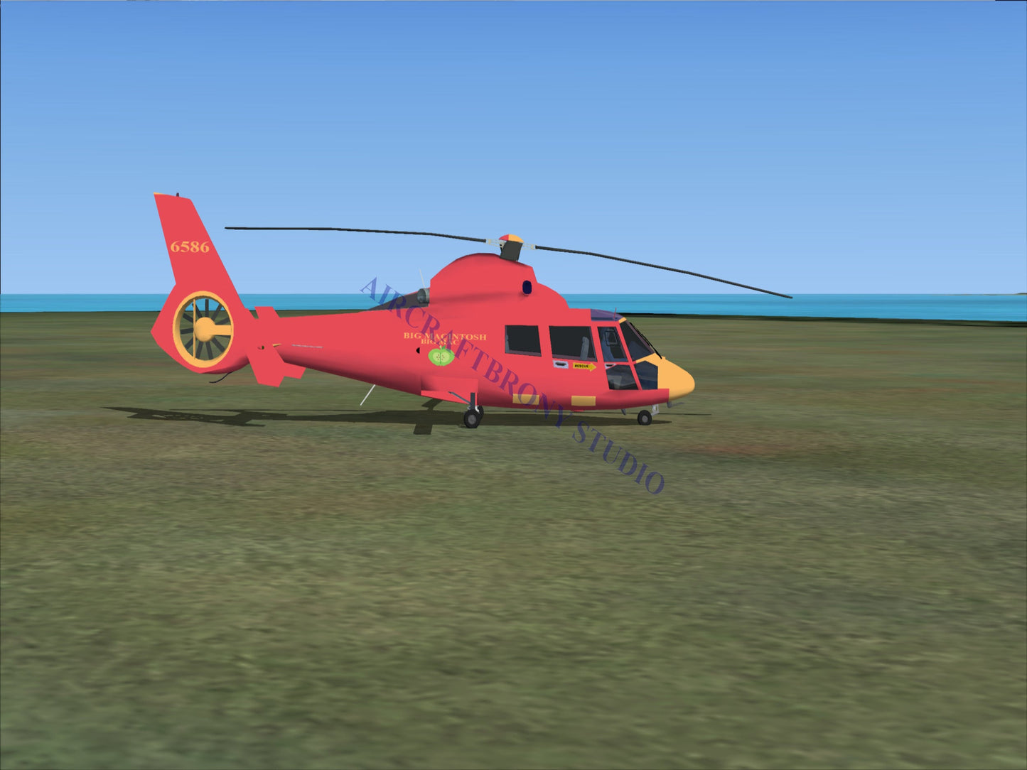 Big Macintosh-Big Mac Aerospatiale HH65 Dolphin (Digital Image) Digital Image