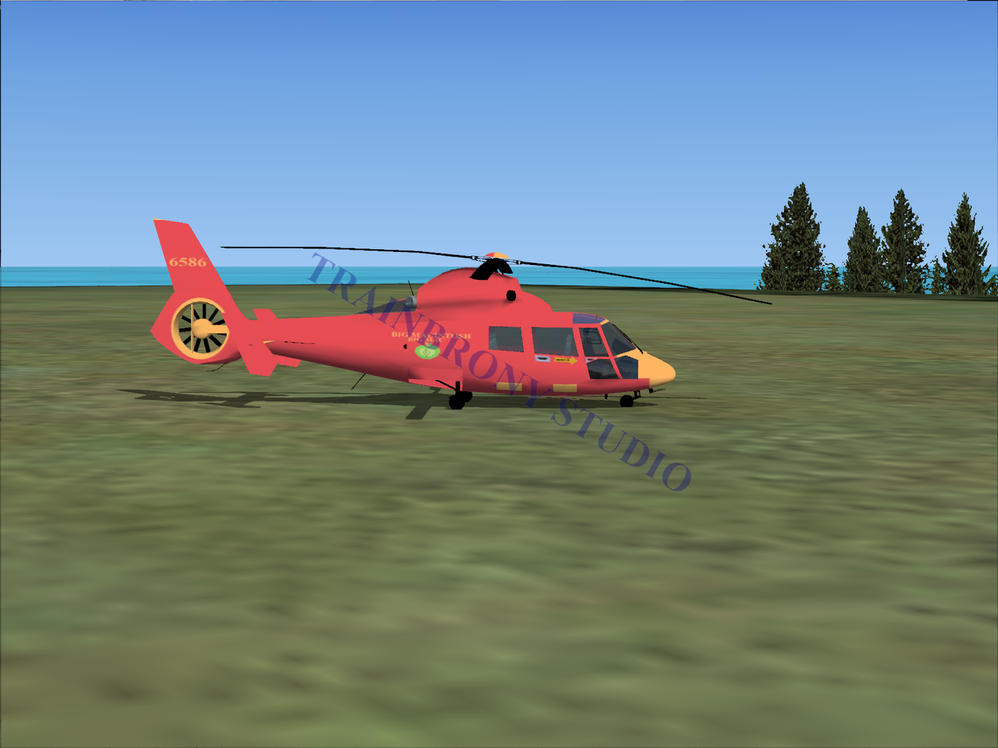 Big Macintosh-Big Mac Aerospatiale HH65 Dolphin (Digital Image) Digital Image