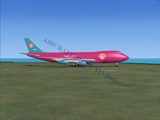 Blaize Skysong The Dragon Boeing 747-200 (Digital Image) Digital Image