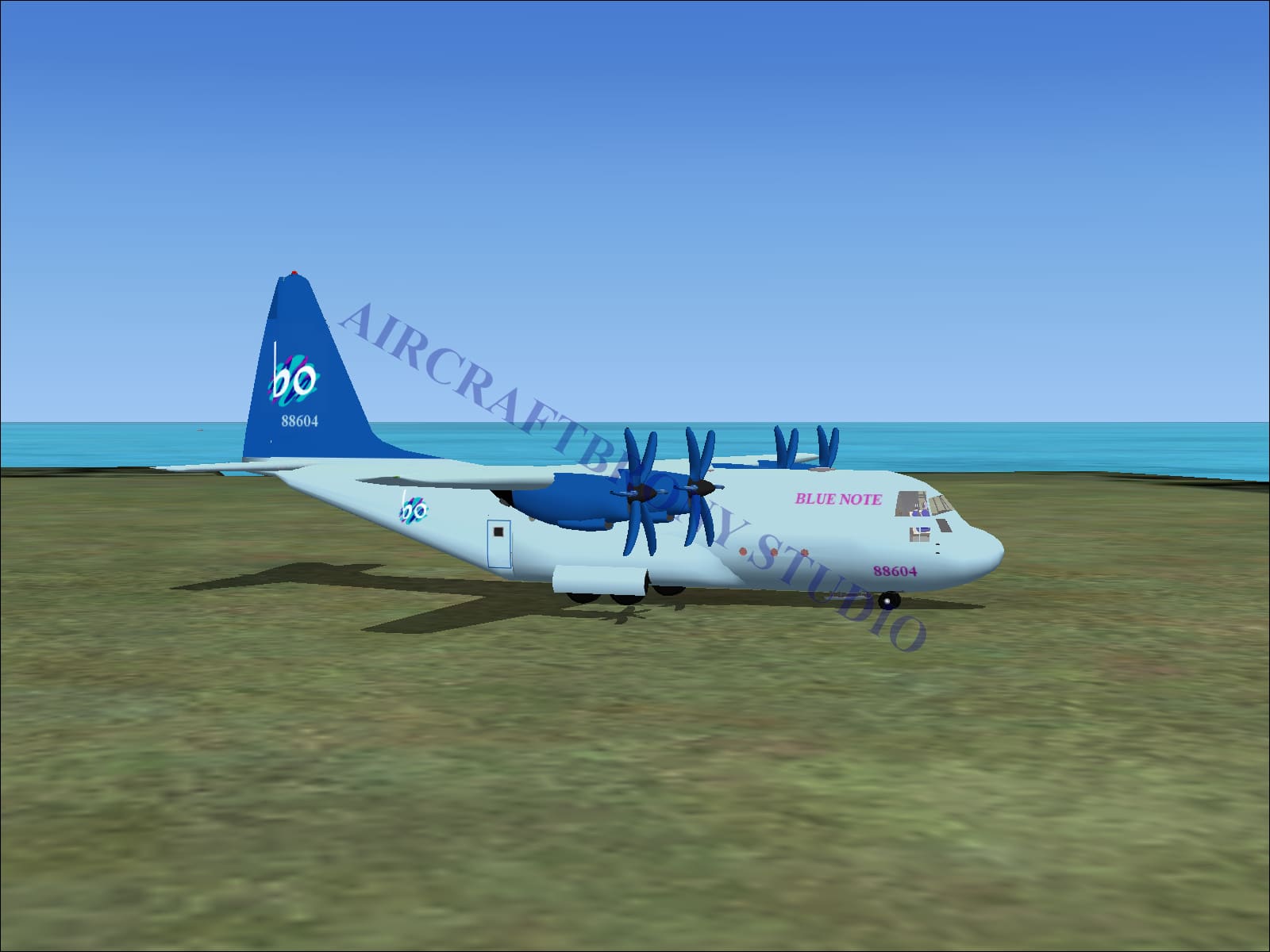 Blue Note Lockheed C-130 (Digital Image) Aircraftbrony – Aircraftbrony ...