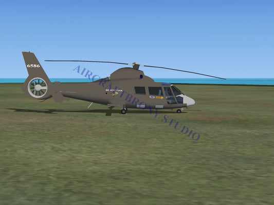 Burnt Oak Aerospatiale HH65 Dolphin (Digital Image) Digital Image