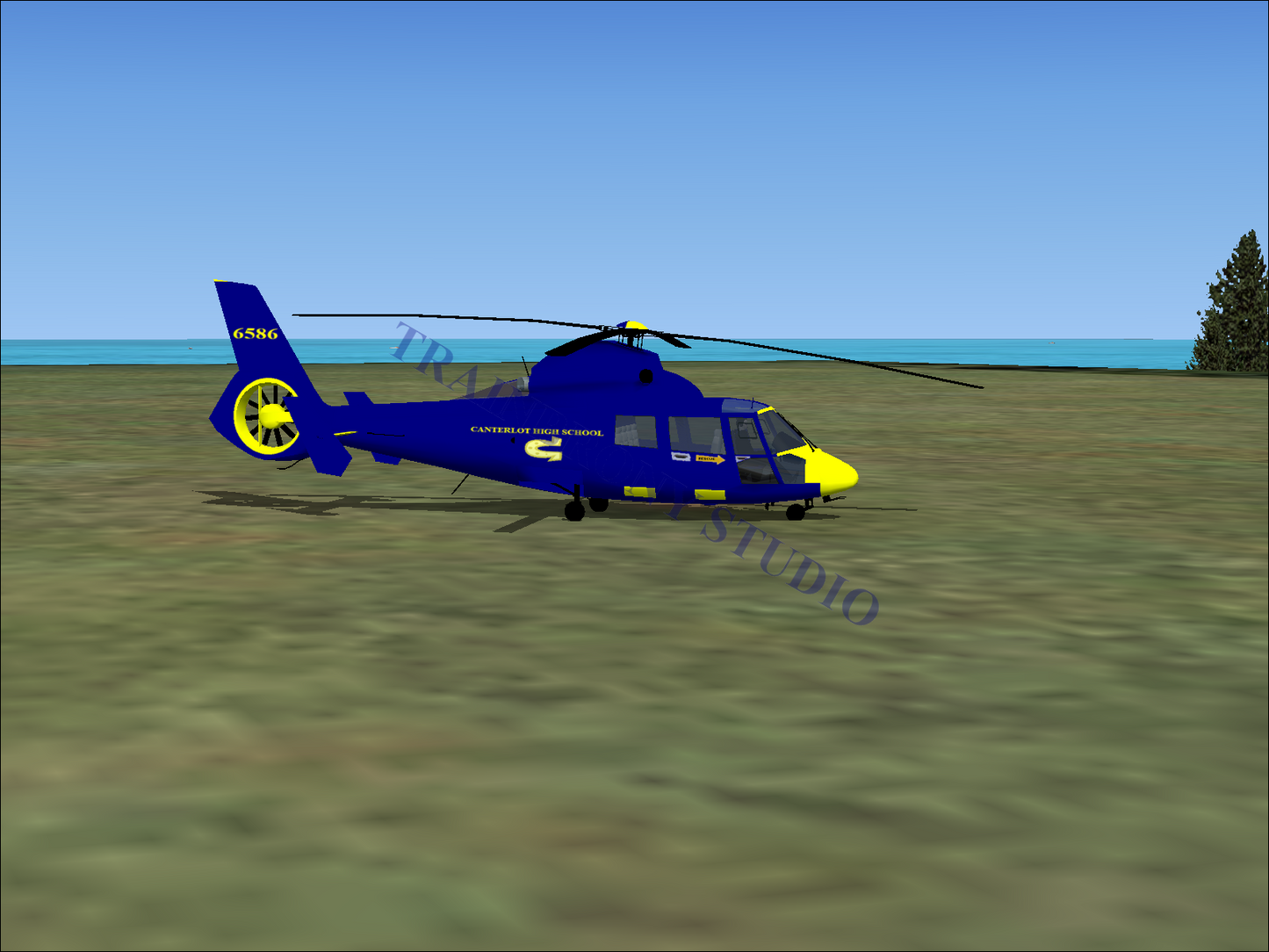 Canterlot High School Aerospatiale HH65 Dolphin (Digital Image) Digital Image