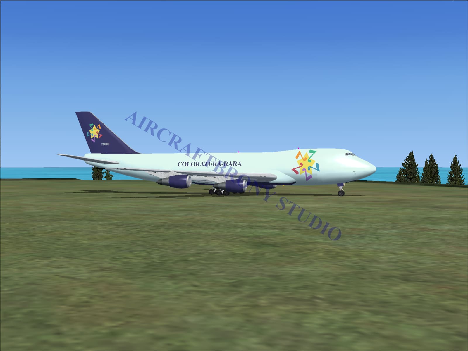 Coloratura-Rara Boeing 747-200 (Digital Image) Digital Image