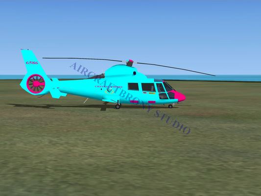 Crystal Empire Aerospatiale HH65 Dolphin (Digital Image) Digital Image