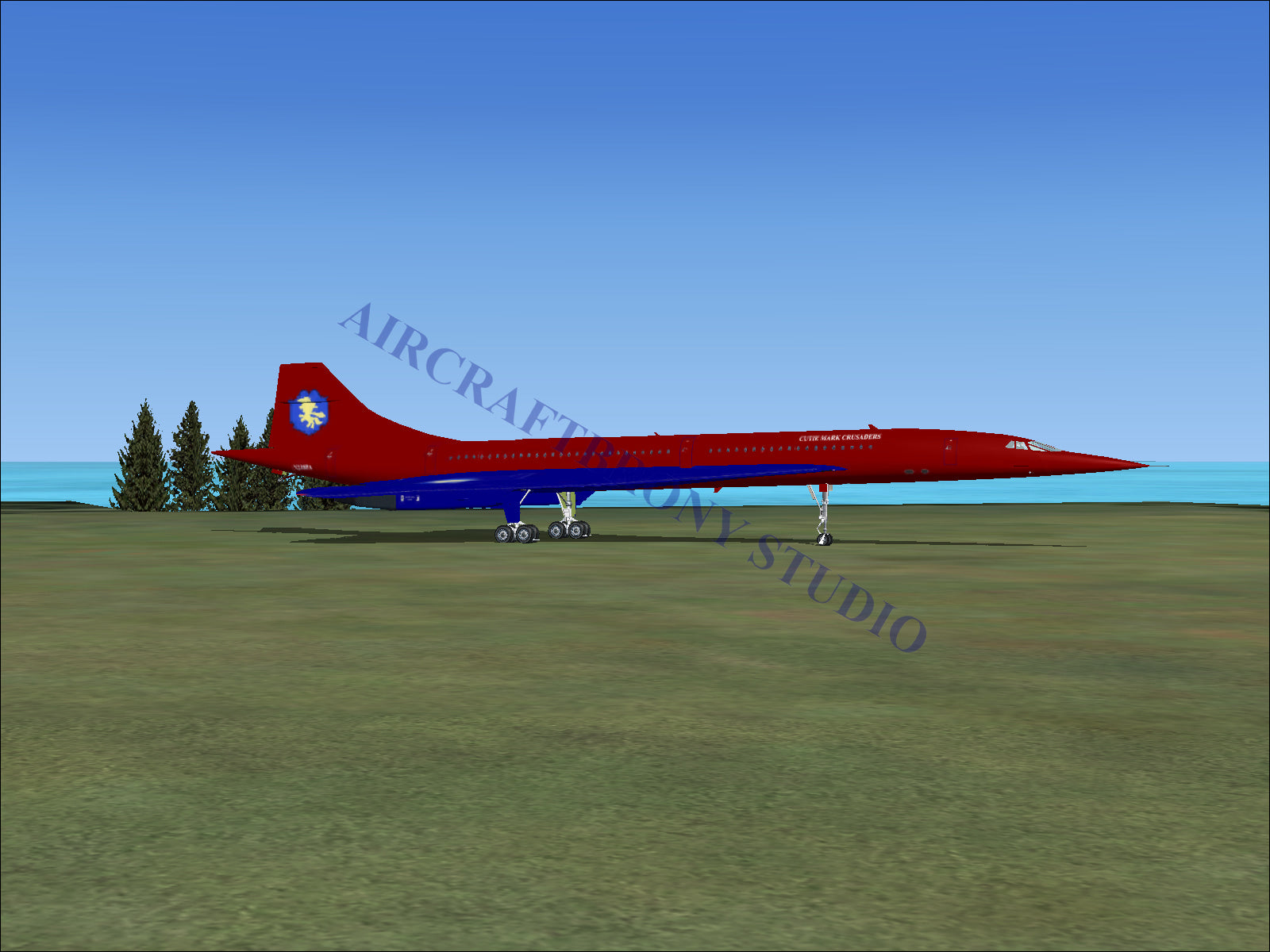 Cutie Mark Crusaders Aerospatiale Concorde (Digital Image) Digital Image