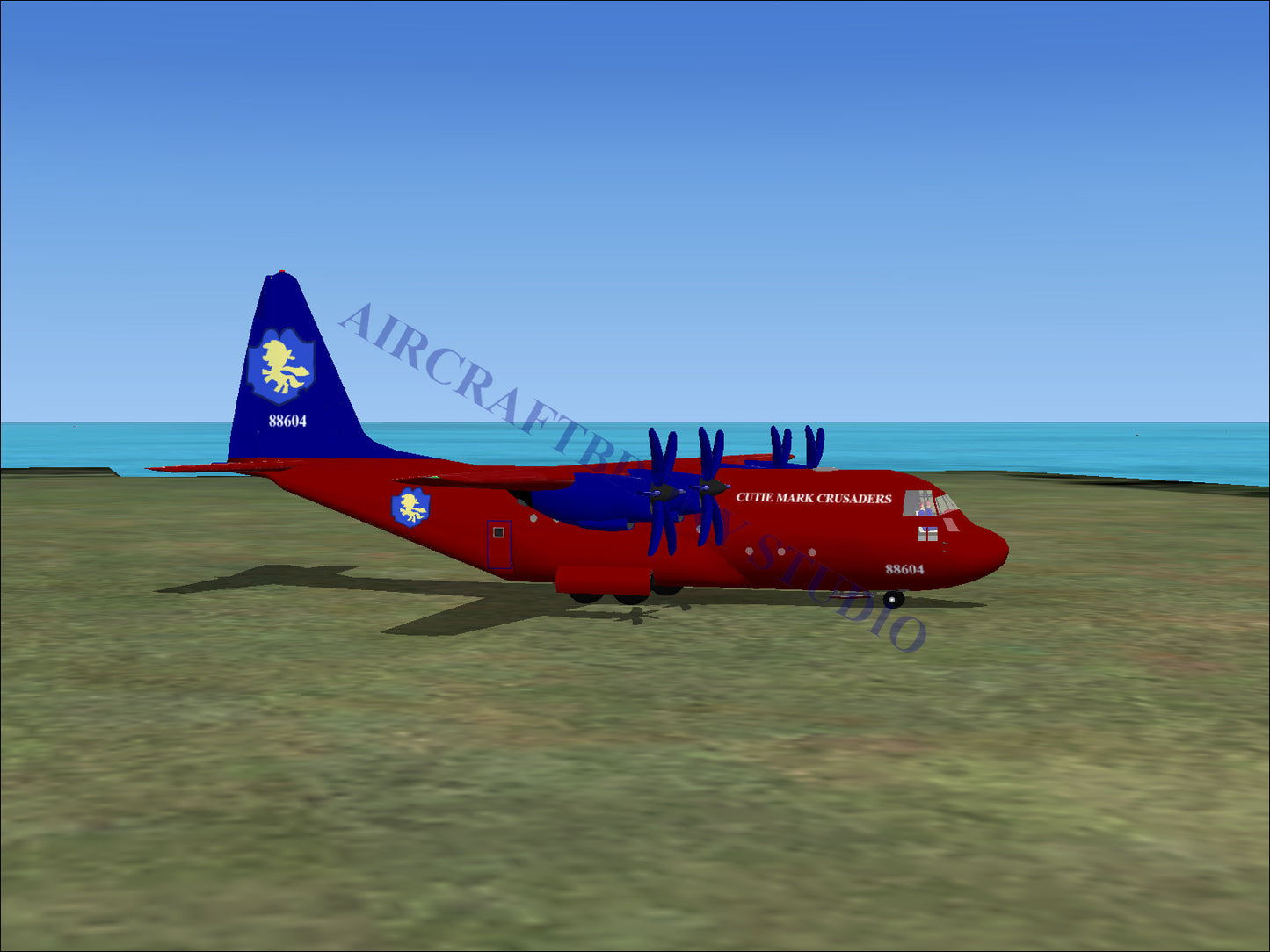 Cutie Mark Crusaders Lockheed C-130 (Digital Image) Digital Image