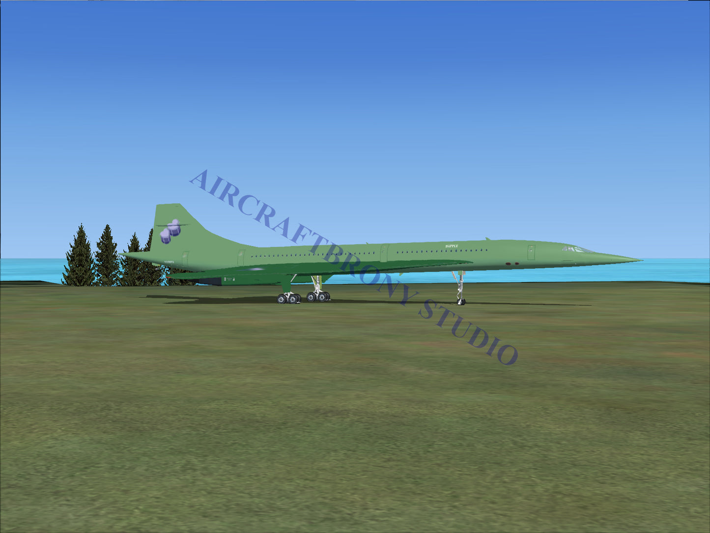 Dapple Aerospatiale Concorde (Digital Image) Digital Image