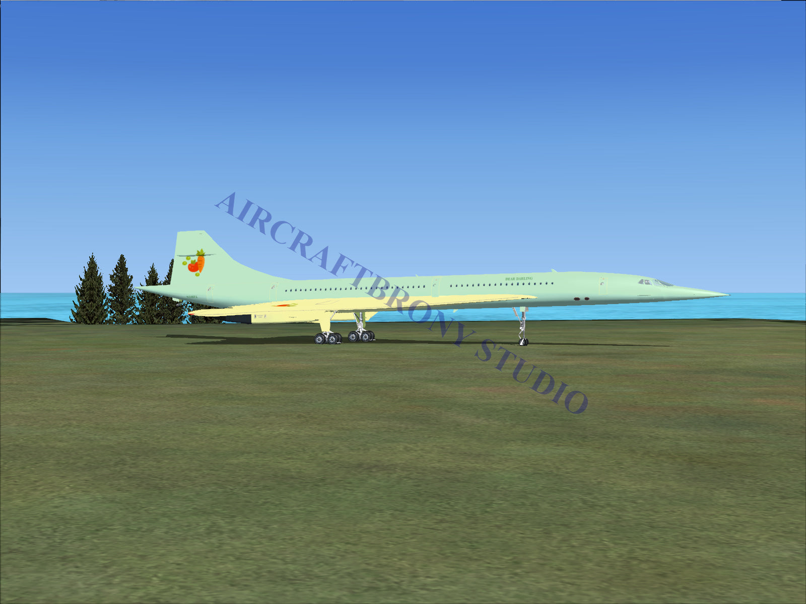 Dear Darling Aerospatiale Concorde (Digital Image) Digital Image