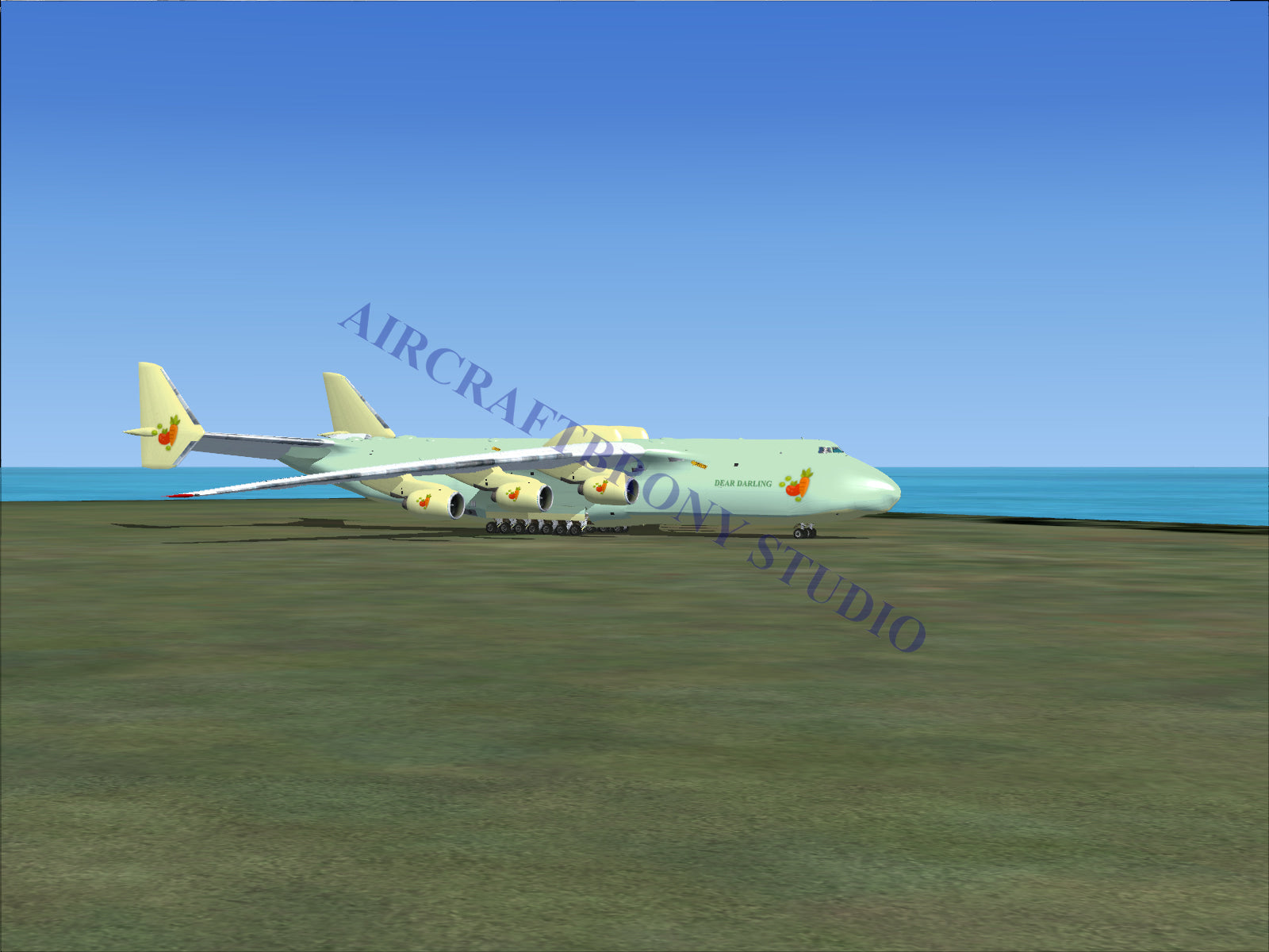 Airbus beluga cargo plane.