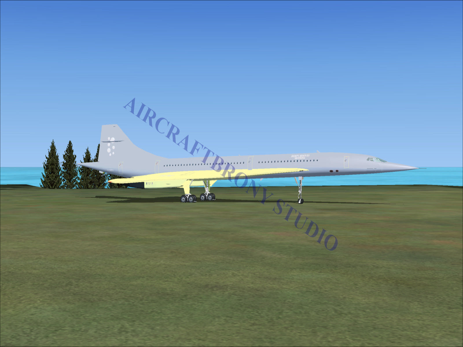 Derpy Hooves Aerospatiale Concorde (Digital Image) Digital Image