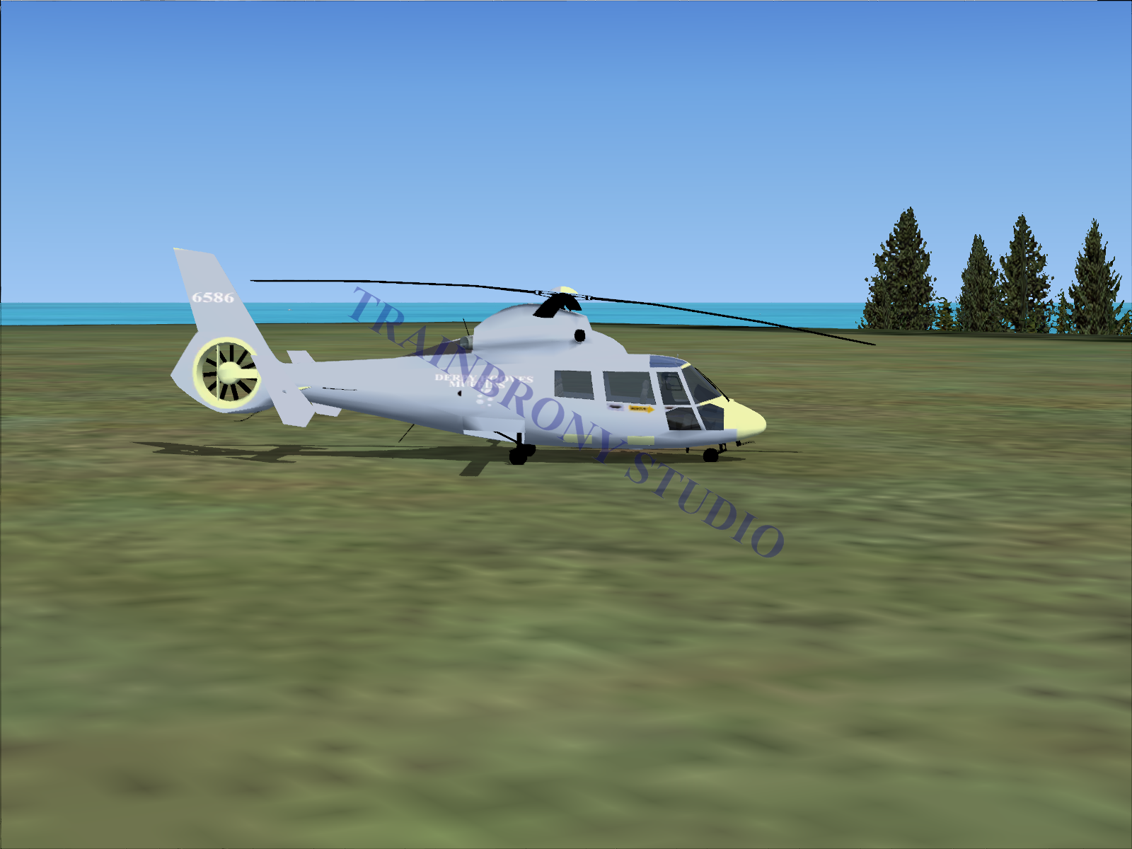 Derpy Hooves Aerospatiale HH65 Dolphin (Digital Image) Digital Image