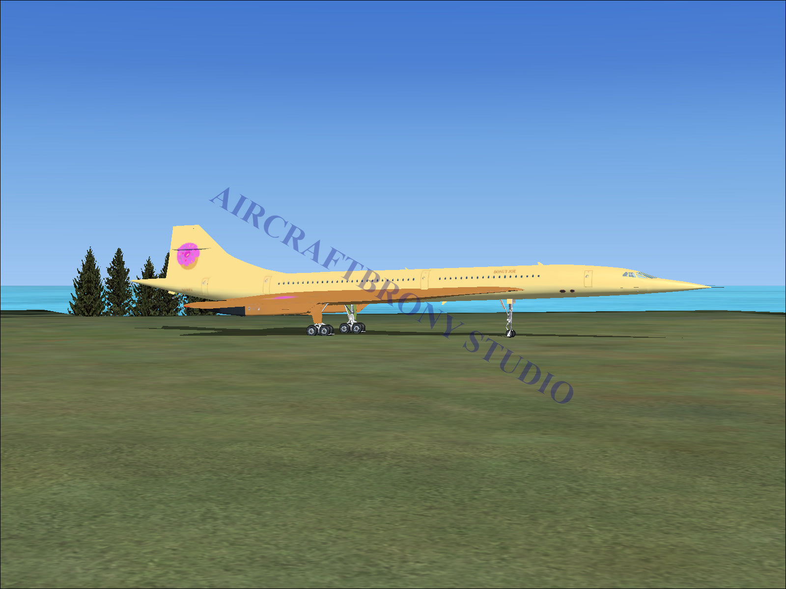 Donut Joe Aerospatiale Concorde (Digital Image) Digital Image
