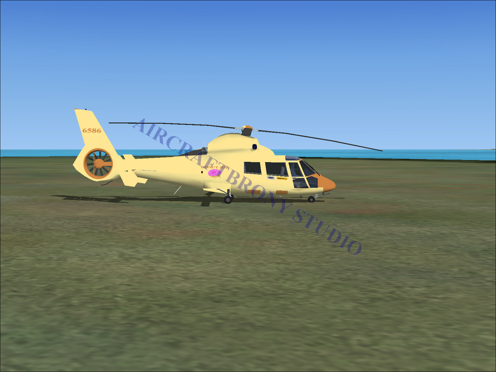 Donut Joe Aerospatiale HH65 Dolphin (Digital Image) Digital Image