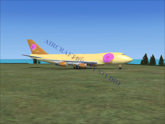 Donut Joe Boeing 747-200 (Digital Image) Digital Image