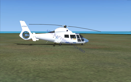 Double Diamond Aerospatiale HH65 Dolphin (Digital Image) Digital Image