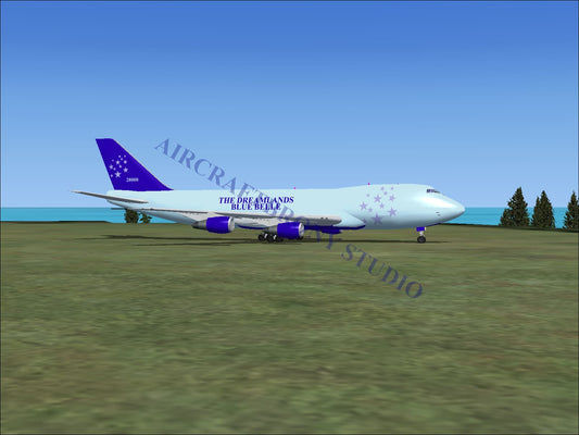 The Dreamlands (Blue Belle) Boeing 747-200 (Digital Image) Digital Image