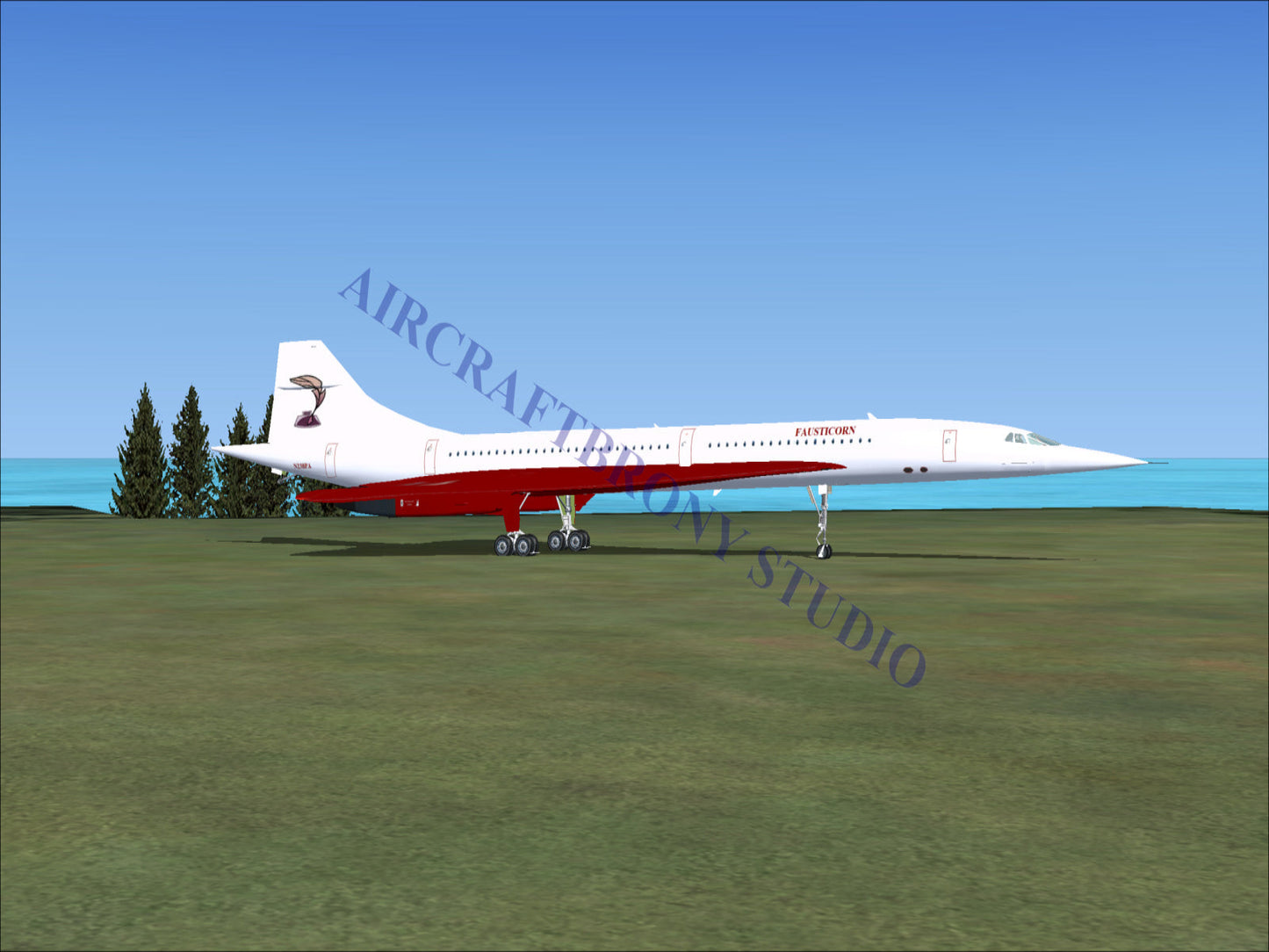 Fausticorn Aerospatiale Concorde (Digital Image) Digital Image