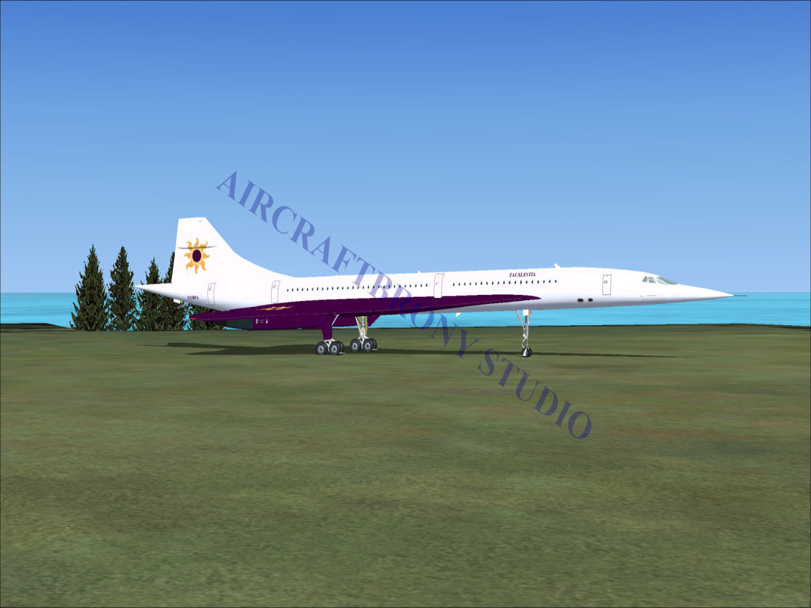 Fauxlestia Aerospatiale Concorde (Digital Image) Digital Image