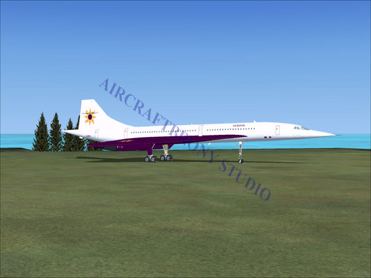Fauxlestia Aerospatiale Concorde (Digital Image) Digital Image