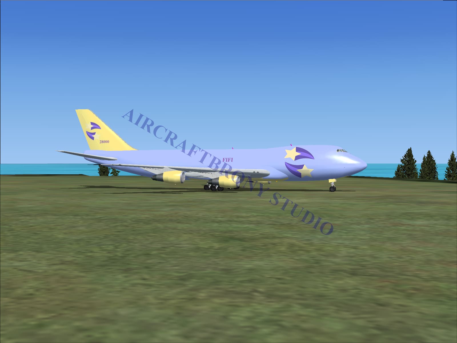 Fifi Boeing 747-200 (Digital Image) Digital Image