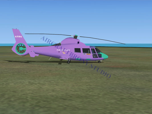 Firelight Aerospatiale HH65 Dolphin (Digital Image) Digital Image