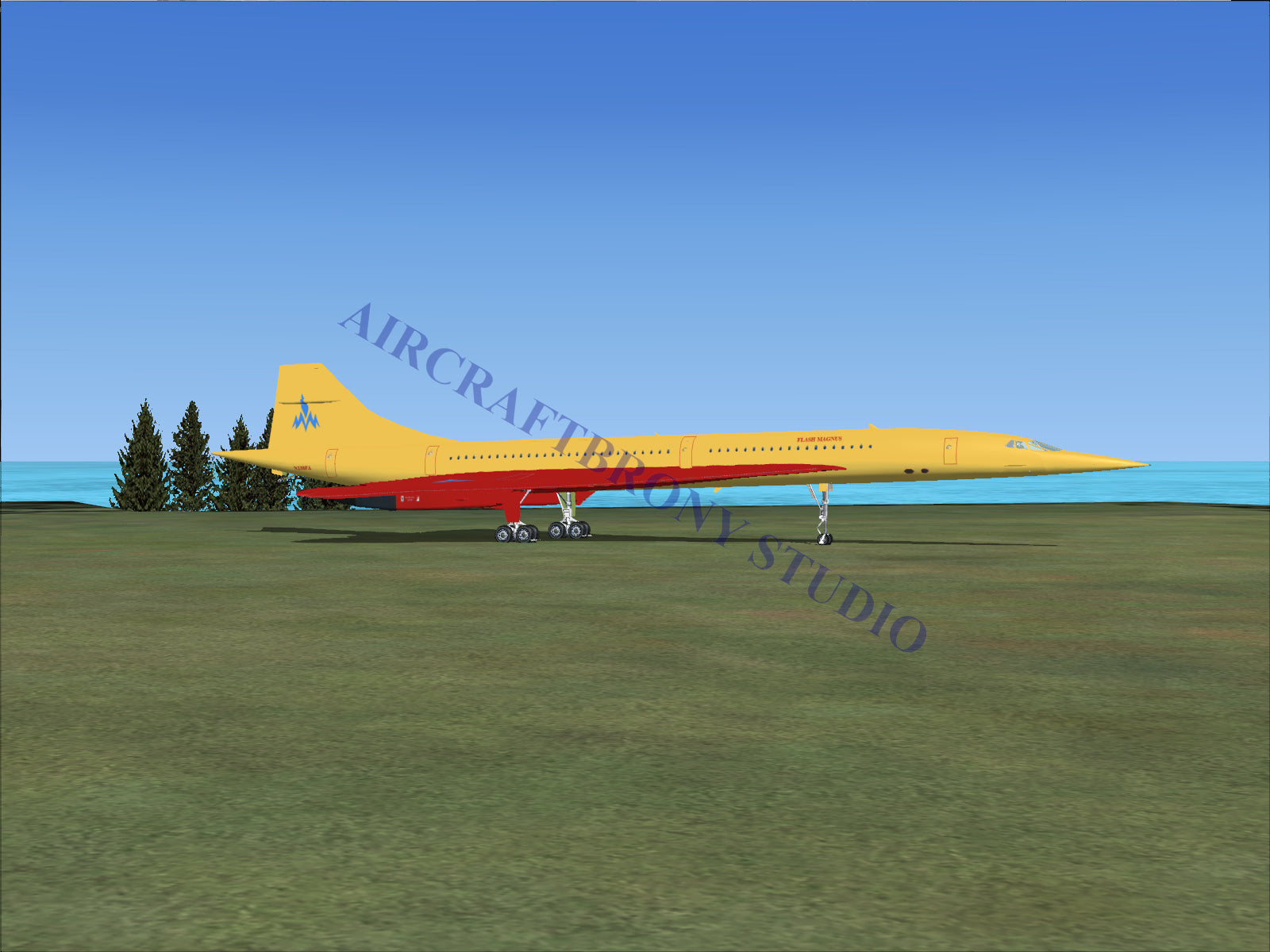 Flash Magnus Aerospatiale Concorde (Digital Image) Digital Image