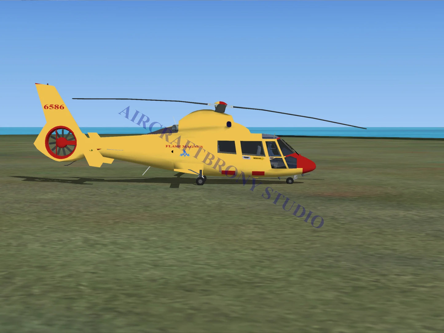 Flash Magnus Aerospatiale HH65 Dolphin (Digital Image) Digital Image