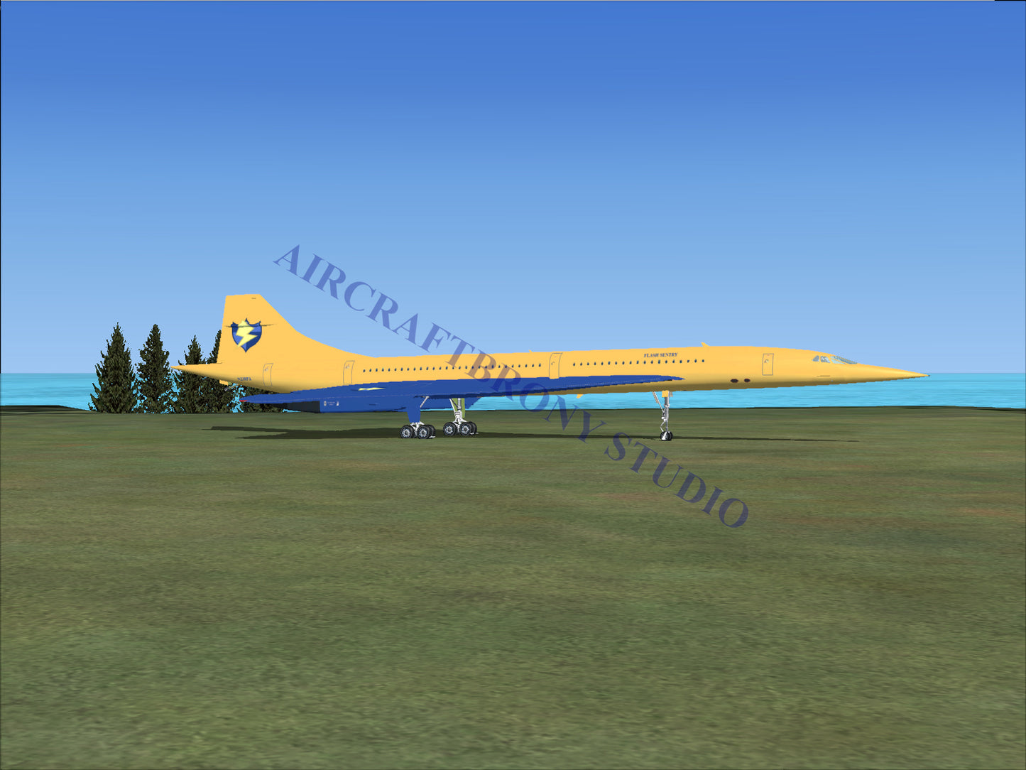 Flash Sentry Aerospatiale Concorde (Digital Image) Digital Image