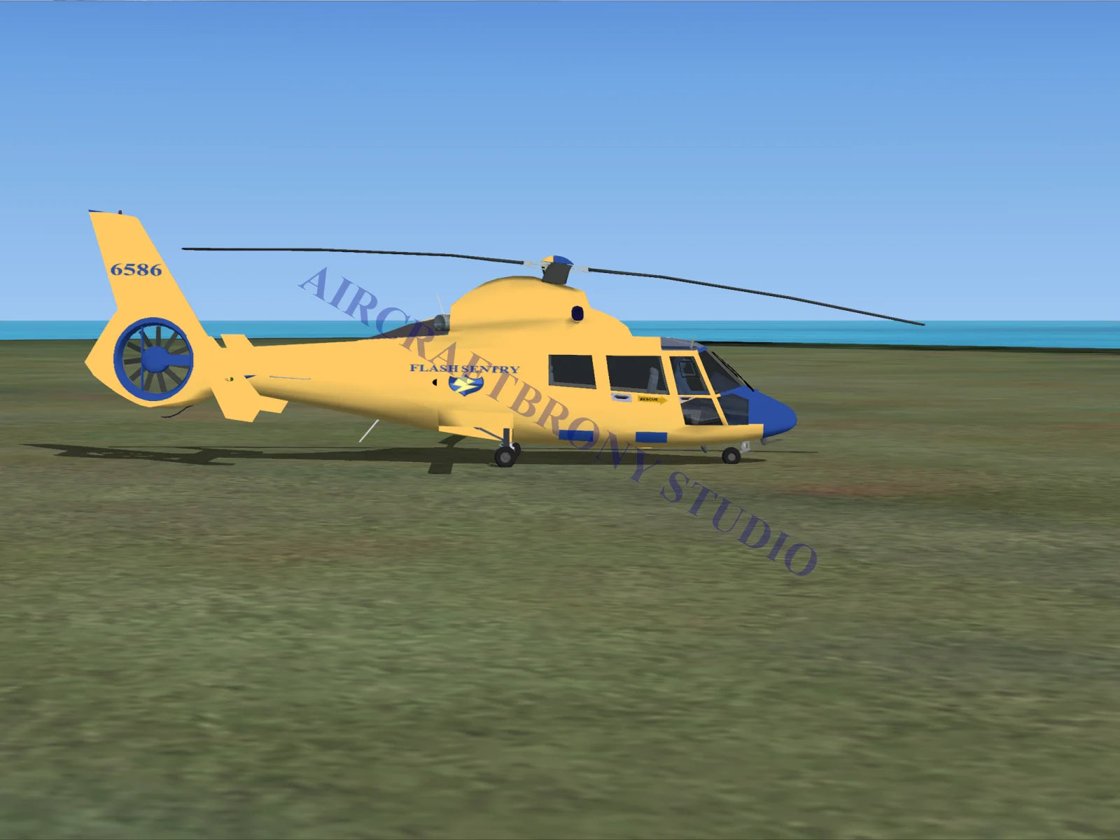 Flash Sentry Aerospatiale HH65 Dolphin (Digital Image) Digital Image