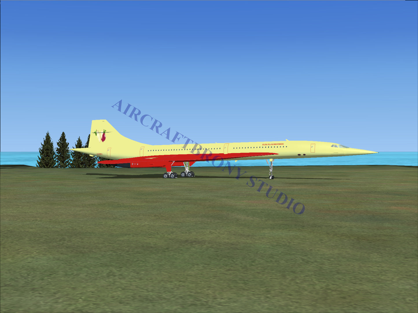 Flim-Flam Brothers Aerospatiale Concorde (Digital Image) Digital Image