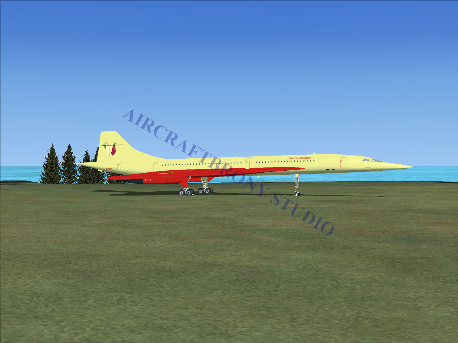 Flim-Flam Brothers Aerospatiale Concorde (Digital Image) Digital Image