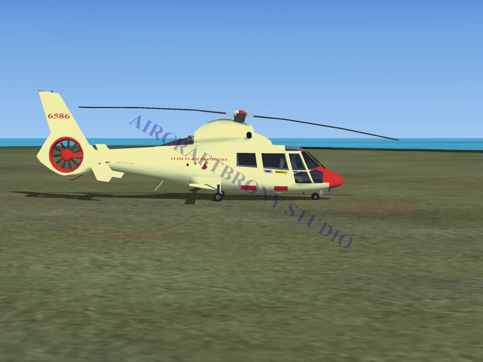 Flim-Flam Brothers Aerospatiale HH65 Dolphin (Digital Image) Digital Image