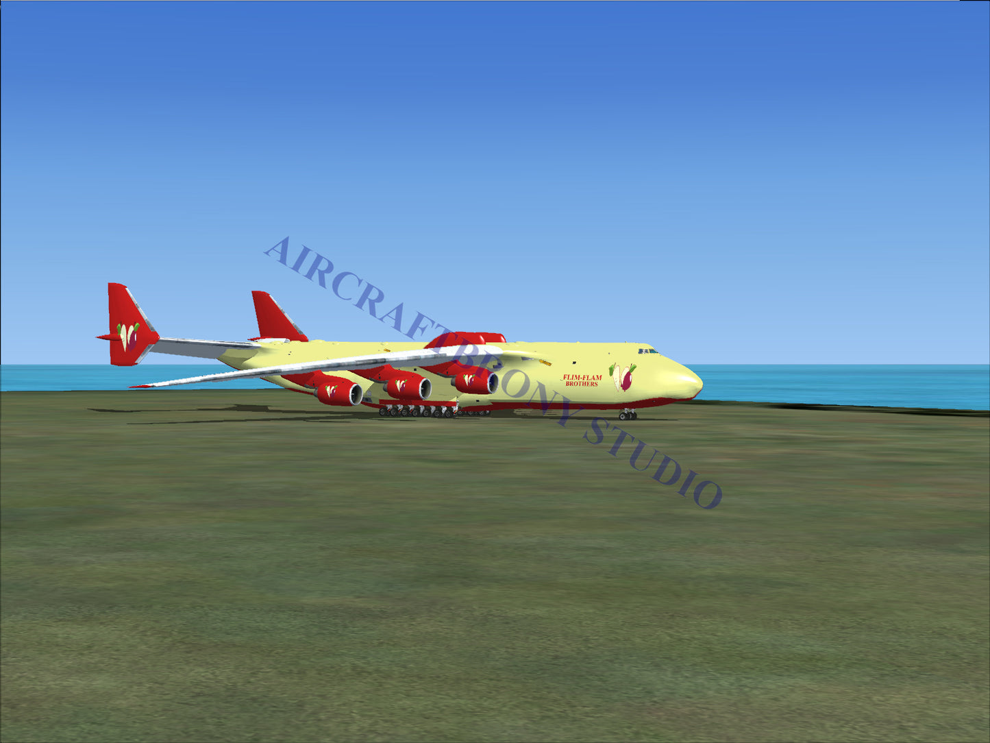 Flim-Flam Brothers Antonov 225 (Digital Image) Digital Image