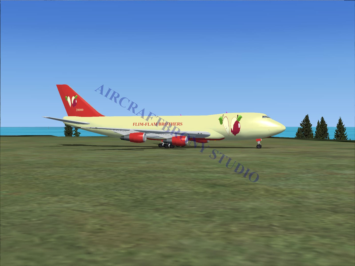 Flim-Flam Brothers Boeing 747-200 (Digital Image) Digital Image