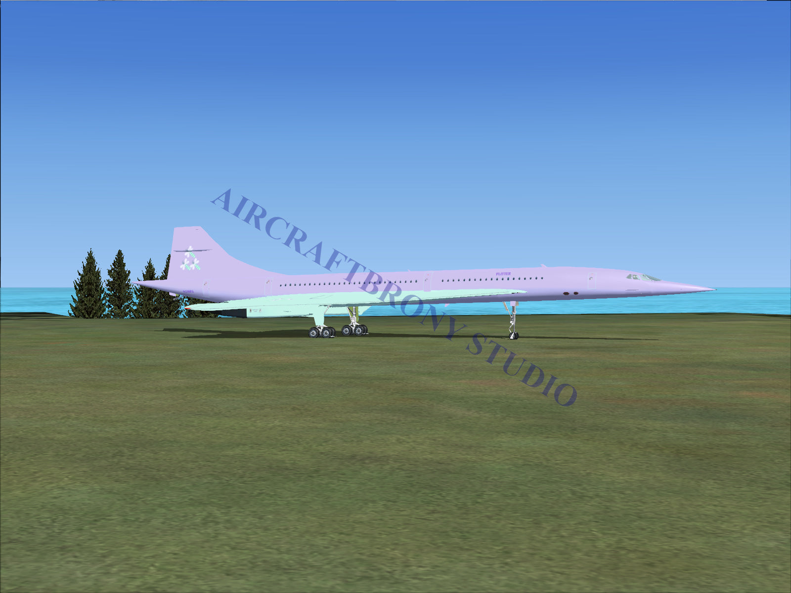 Flitter Aerospatiale Concorde (Digital Image) Digital Image